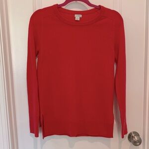 100% cashmere fuchsia pink sweater